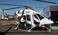 N429MD @ EGLF - On static display at FIA 2014. - by kenvidkid