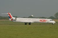 F-HMLF @ LFRB - Canadair Regional Jet CRJ-1000, Taxiing to holding point rwy 25L, Brest-Bretagne airport (LFRB-BES) - by Yves-Q
