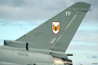 ZK338 @ EGQS - Close up tail detail at RAF Lossiemouth whilst coded 'FF' of No.1 Sqn RAF - by Clive Pattle