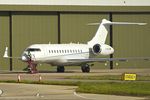 D-AEGV @ EGGW - 2003 Bombardier Global Express, c/n: 9081 at Luton - by Terry Fletcher