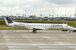 PH-DND @ EGGW - 2001 Embraer ERJ-145MP, c/n: 145406 of Denim Air at Luton - by Terry Fletcher