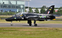 XX218 @ EGLF - Arriving at Farnborough from Fairford, reportedly a camera ship for the Red Arrows. - by kenvidkid