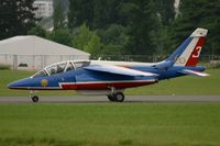 E95 @ LFPB - Dassault-Dornier Alpha Jet E (F-TERQ), Athos 03 of Patrouille De France 2013, Paris-Le Bourget (LFPB-LBG) Air Show 2013 - by Yves-Q