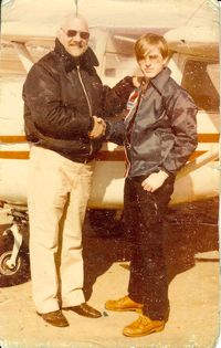 N5949T @ OQU - Soloing in N5949T on my 16th birthday in Rhode Island in 1980.  The plane and I are the same age.  I believe the '64 and '65 models were the only years that had both the straight tail and the rear window. - by David Humphrey