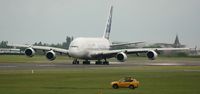 F-WWDD @ LFPB - Airbus A380-861, Take off Rwy 21, Paris-Le Bourget (LFPB-LBG) Air Show 2013 - by Yves-Q