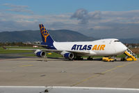 N415MC @ LOWG - Atlas Air B747-400F @ GRZ - by Stefan Mager
