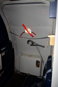 N102SW @ KDAL - Cabin door Frontiers of Flight Museum DAL - by Ronald Barker