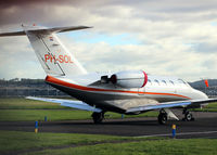 PH-SOL @ EGPN - On one of its frequent visits to Dundee Riverside EGPN - by Clive Pattle