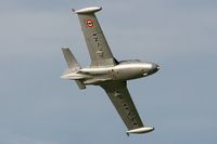 F-AZLT @ LFRU - Morane-Saulnier MS-760A, Solo display, Morlaix-Ploujean airport (LFRU-MXN) air show in september 2014 - by Yves-Q