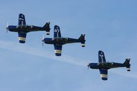 F-SEXP @ LFRU - Socata TB30 Epsilon (F-SEXP), French Air Force Aerobatic Team Cartouche Doré, Morlaix-Ploujean airport (LFRU-MXN) air show in september 2014 - by Yves-Q