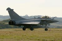40 @ LFRU - French naval aviation Dassault Rafale M, Taxiing to holding point rwy 05, Morlaix-Ploujean airport (LFRU-MXN) air show in september 2014 - by Yves-Q