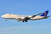 HZ-AI4 @ EDDF - Saudia B748F landing in FRA - by FerryPNL