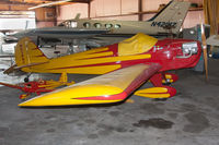 N516HS @ OOA - Looking as if it hasn't been out for a while, this was co-built and originally owned by Hazel Sig-Hester. She co-founded the SIG model aircraft manufacturing company with her first husband. - by alanh