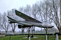 XM172 @ EGYC - English Electric Lightning F.1A [95059] (Royal Air Force) RAF Coltishall~G 17/03/1976. From a slide.