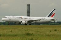 F-HEPA @ LFPG - Airbus A320-214, Reverse thrust landing Rwy 26L, Roissy Charles De Gaulle Airport (LFPG-CDG) - by Yves-Q
