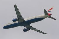 G-EUXE @ LFPG - Airbus A321-231, Take off rwy 27L, Roissy Charles De Gaulle airport (LFPG-CDG) - by Yves-Q