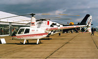 G-ODHG @ EGSU - Robinson R-44 Raven [1024] Duxford~G 27/09/2001