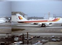 EC-DNP @ KLAX - landing at LAX March 1989 -taken from Imperial Hill/date apprx - by Tom Vance