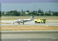 N117PA @ KSJC - N117PA called with an emergency landing with a landing gear issue - but no problem. San Jose Fire assisting 3 Engines. - by Tom Vance