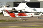 D-COKE @ EGGW - 1981 Gates Learjet 35A, c/n: 35-447 at Luton - by Terry Fletcher