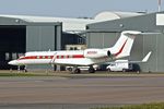N599H @ EGGW - 2003 Gulfstream G550, c/n: 5016 at Luton - by Terry Fletcher