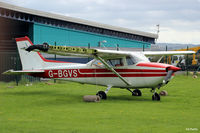 G-BGVS @ EGPN - Parked up at Dundee EGPN with the leading edge of its starboard wing missing, presumably in for repair at the Tayside Aviation Engineering facility at the airport. - by Clive Pattle