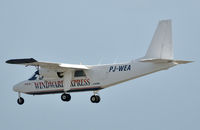 PJ-WEA @ TNCM - On short finals to St Maarten. - by kenvidkid