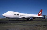 VH-ECB @ YSSY - Boeing 747-238SCD at Sydney Airport - by Peter Lea