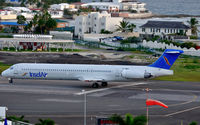 PJ-MDF @ TNCM - Departing St Maarten. - by kenvidkid