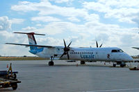 LX-LGE @ EDDF - de Havilland Canada DHC-8Q-402 [4284] (Luxair) Frankfurt~D 20/08/2013
