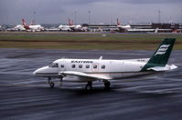VH-HVS @ YSSY - Photo taken in 1985 at Sydney Airport whilst aircraft was in service with Eastern Australia Airlines - by Peter Lea