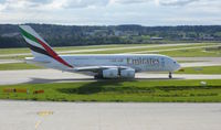 A6-EES @ LSZH - Emirates, is here taxiing to RWY 16 at Zürich-Kloten(LSZH), bound for Dubai(OMDB) - by A. Gendorf