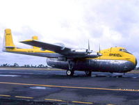 VH-IPB - Ipec Air Cargo Argosy at Essendon Airport Melbourne. Photo taken mid 1980's - by Peter Lea