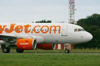 G-EZFW @ LFRB - Airbus A319-111, Taxiing to holding point rwy 25L, Brest-Bretagne airport (LFRB-BES) - by Yves-Q