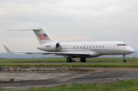 N50DS @ EGFF - Bombardier, First Southeast Aviation Corp, previously C-GAGQ, N140AE, seen parked up at EGFF. - by Derek Flewin