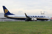 EI-EBS @ EGFF - Boeing 737-8AS, callsign Ryanair 828J, previously N1786B, 1st schedulded flight into CWI for 6 years, seen landing on runway 12, out of Tenerife Sur.