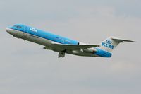 PH-KZK @ LFBO - Fokker 70, Take off Rwy 32R, Toulouse Blagnac Airport (LFBO-TLS) - by Yves-Q