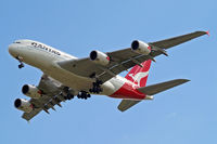 VH-OQE @ EGLL - Airbus A380-841 [027] (QANTAS) Home~G 05/06/2014. On approach 27R. - by Ray Barber