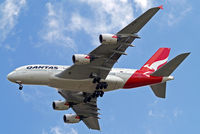 VH-OQE @ EGLL - Airbus A380-841 [027] (QANTAS) Home~G 05/06/2014. On approach 27R. - by Ray Barber