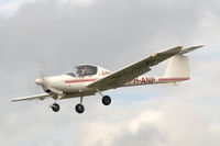PH-ANP @ EHLE - Katana on short finals at Lelystad airport.