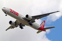 PT-MUD @ EGLL - Boeing 777-32WER [37667] (TAM Brasil) Home~G 05/06/2014. On approach 27R. - by Ray Barber