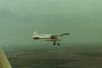 N4385E - N4385E in flight.