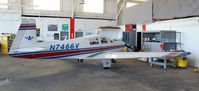N7466V @ KDAN - 1975 Mooney  M20C in Danville Va. - by Richard T Davis
