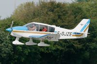 F-GJZE @ LFRB - Robin DR-400-120, On final rwy 25L, Brest-Bretagne Airport (LFRB-BES) - by Yves-Q