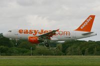 G-EZFW @ LFRB - Airbus A319-111, On final rwy 25L, Brest-Bretagne airport (LFRB-BES) - by Yves-Q