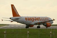 G-EZGC @ LFRB - Airbus A319-111,  Holding point rwy 25L, Brest-Bretagne Airport (LFRB-BES) - by Yves-Q