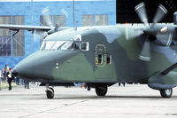 83-0512 @ BELF - C-23A Leave Belfast SHORT BROTHERS FACTORY - by USAF