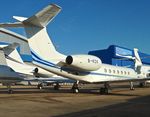 B-KCK @ EGGW - 2009 Gulfstream Aerospace GV-SP (G550), c/n: 5228 at Luton - by Terry Fletcher