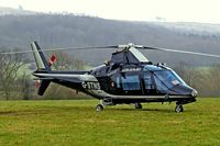 G-STNS @ EGBC - Agusta A.109A-2 [7324] (Heliflight UK Ltd) Cheltenham Racecourse~G 14/03/2008