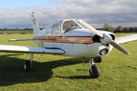 D-ECIM @ X5FB - A new airfield resident. Piper PA-28-140 Cherokee E, Fishburn Airfield UK, October 25th 2014. - by Malcolm Clarke